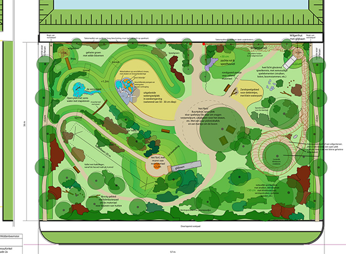 plattegrond 1 op 100 goede maten